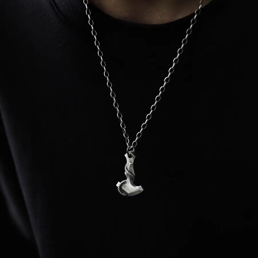 Anchor Necklace-Handmade in 999 Sterling Silver