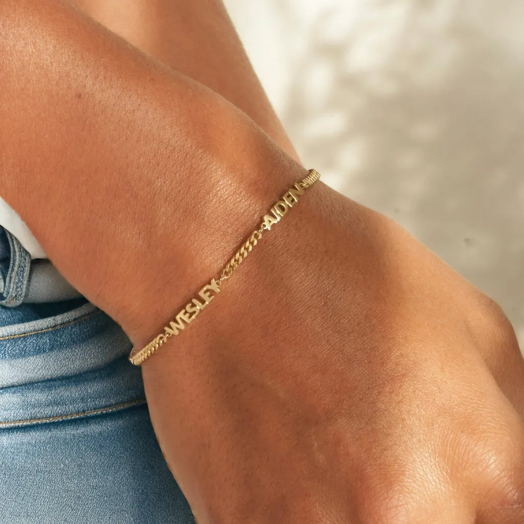 Personalized Capital Letter Name Necklace(Bracelet)