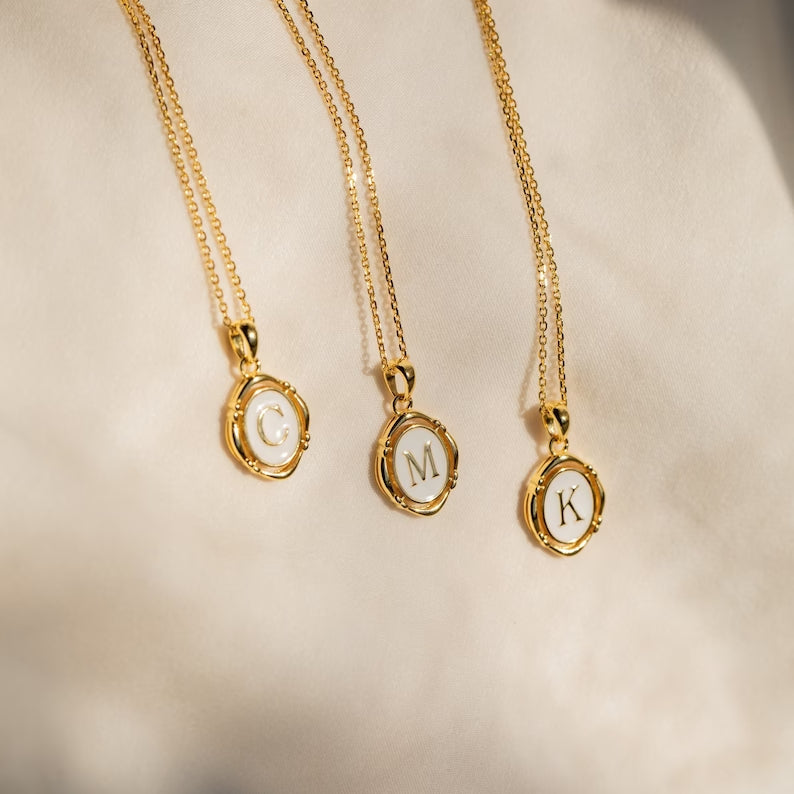Personalized Name Necklace Set (with Letter Necklace)