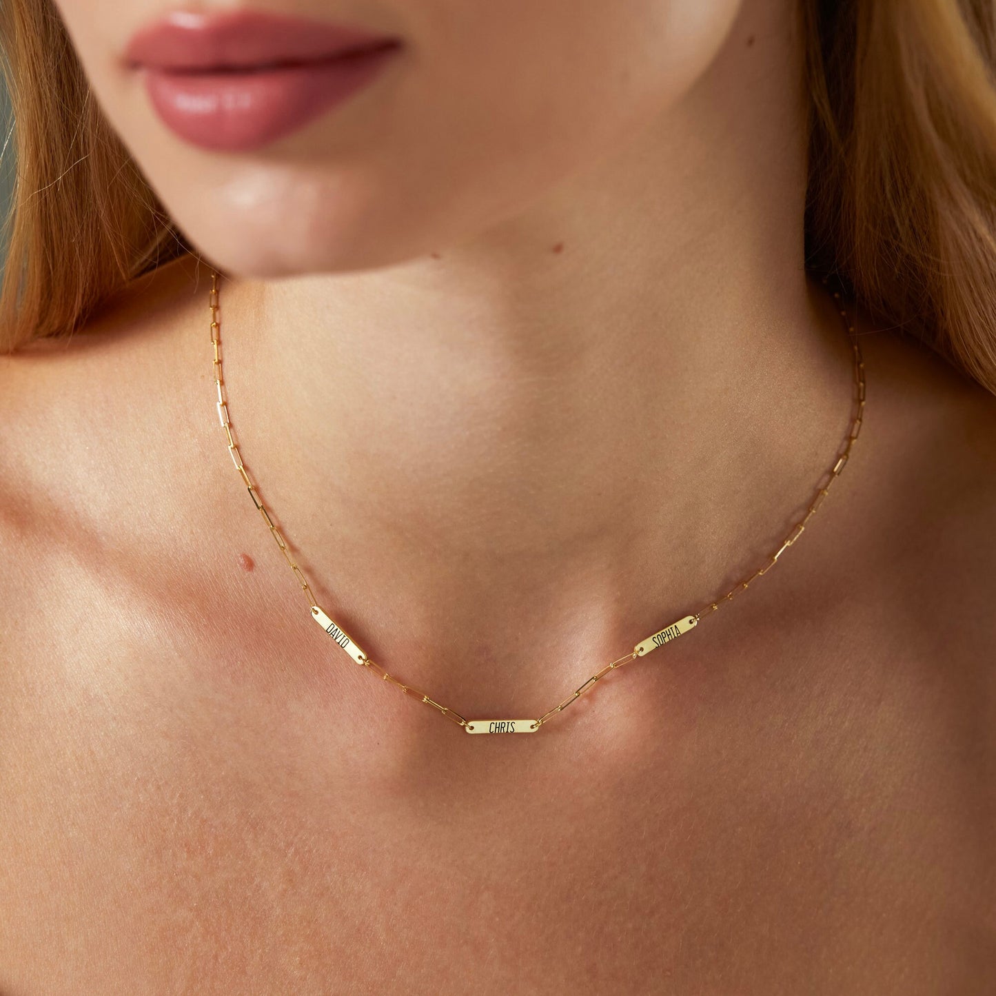 Personalized Bar Name Necklace