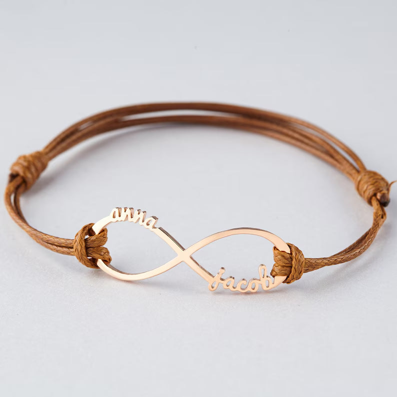 Personalized Infinity Name Bracelet(Up 4 Names)