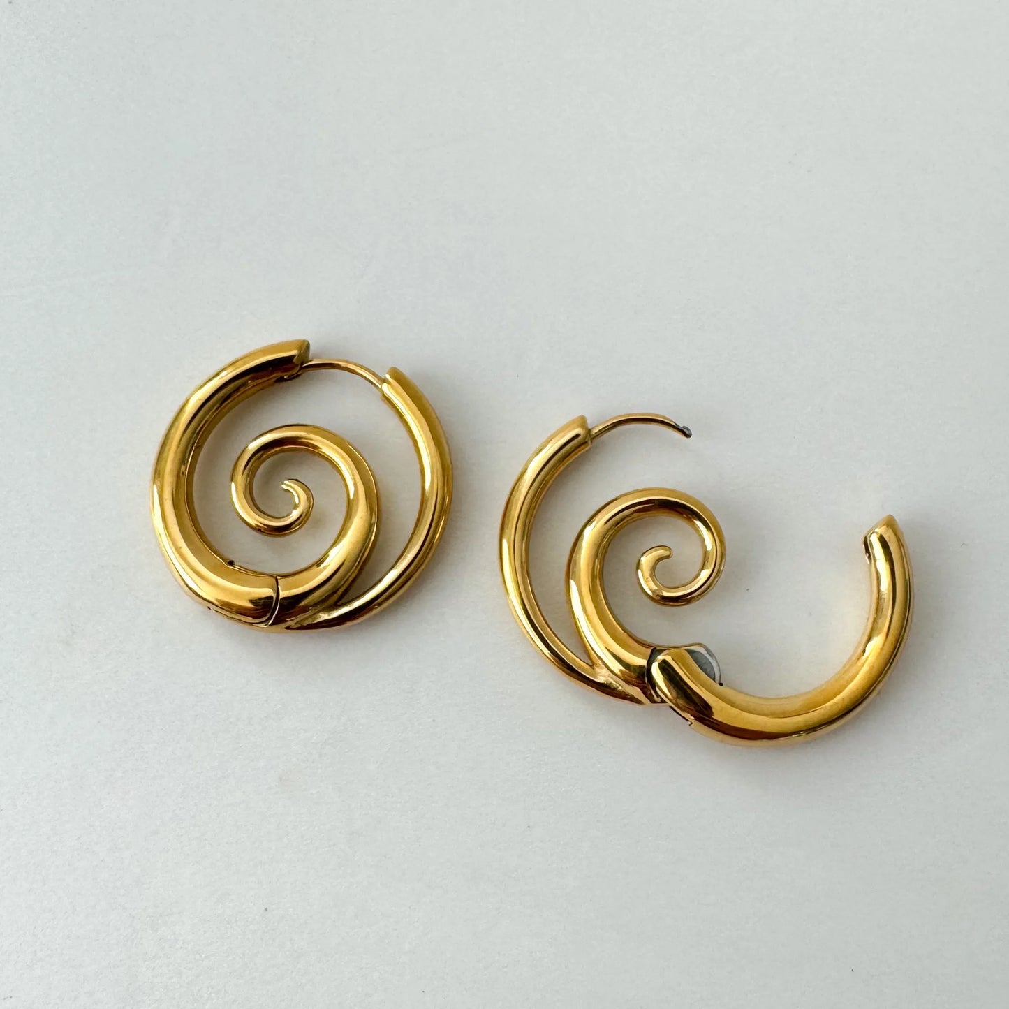 Personalized Spiral Earrings