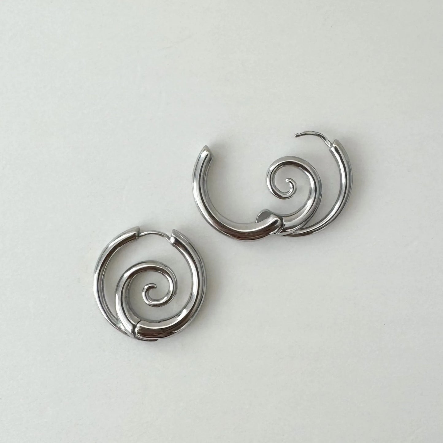 Personalized Spiral Earrings