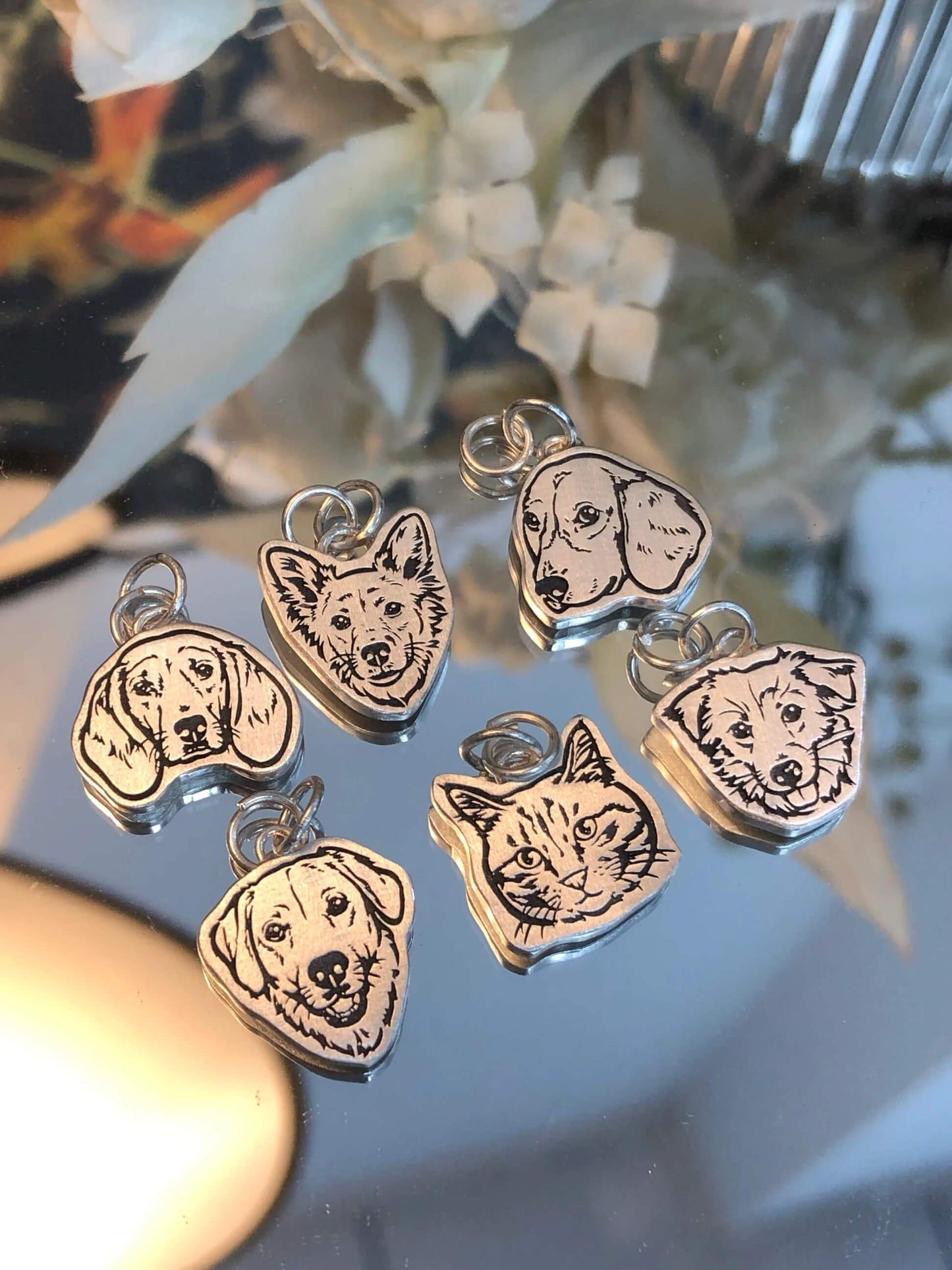 Pet Portrait Bracelet -Sterling Silver