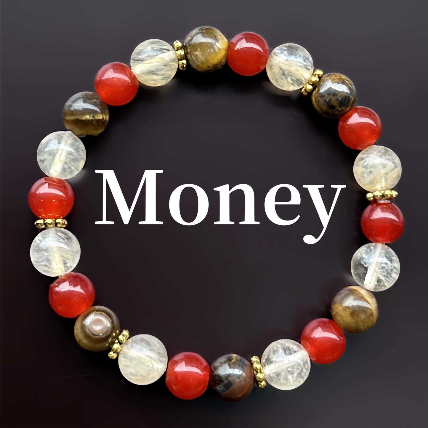 Tiger Eye, Obsidian, and Crystal Blessing Bracelet - Your Source of Luck and Protection