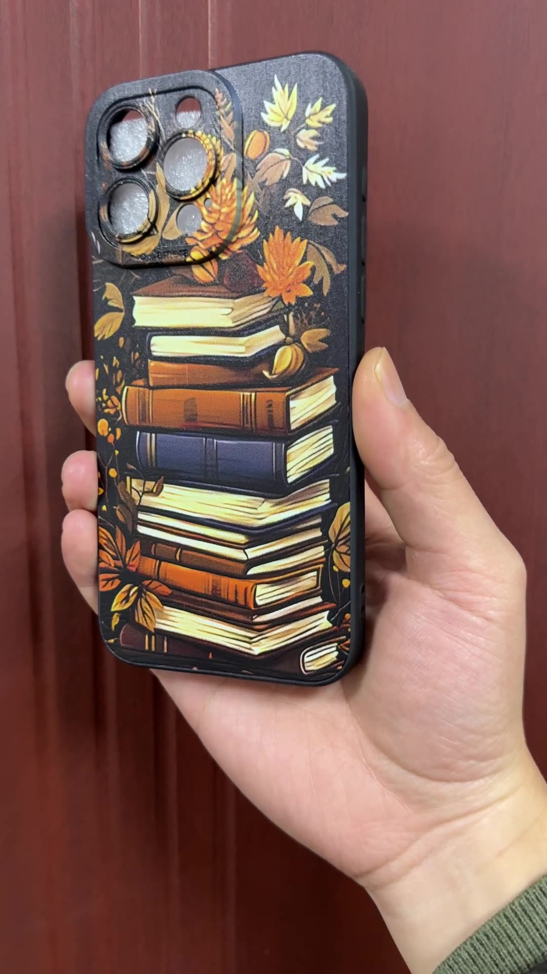 Retro Book Plant Phone Case