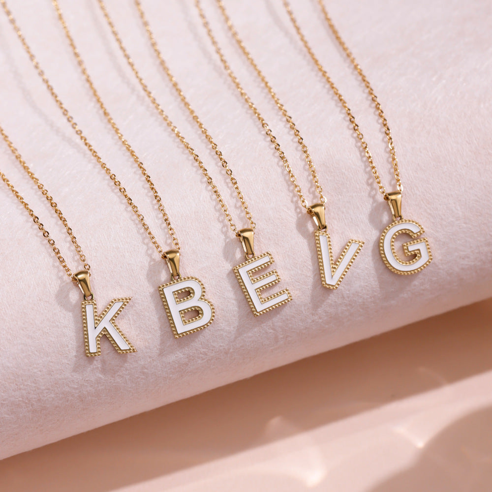 INS-Style Letter Necklaces