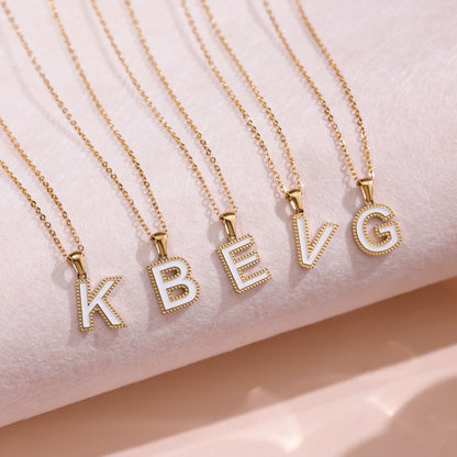 INS-Style Letter Necklaces