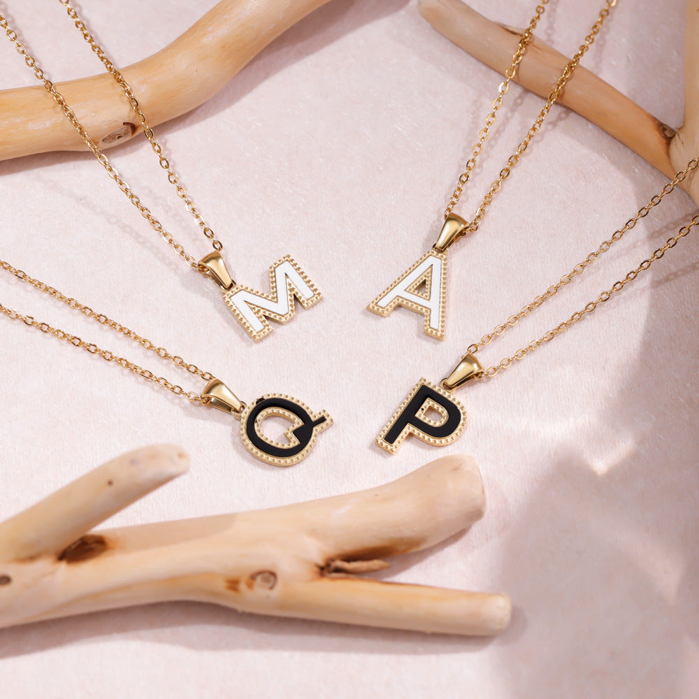INS-Style Letter Necklaces