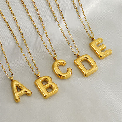 Bubble Letter Necklace