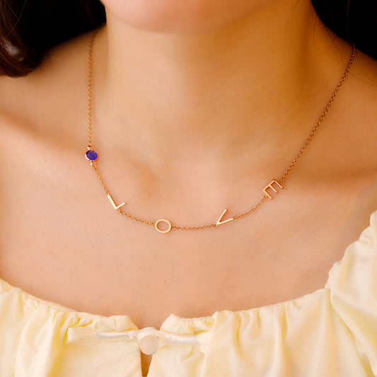 Personalized Letter Combination Necklace