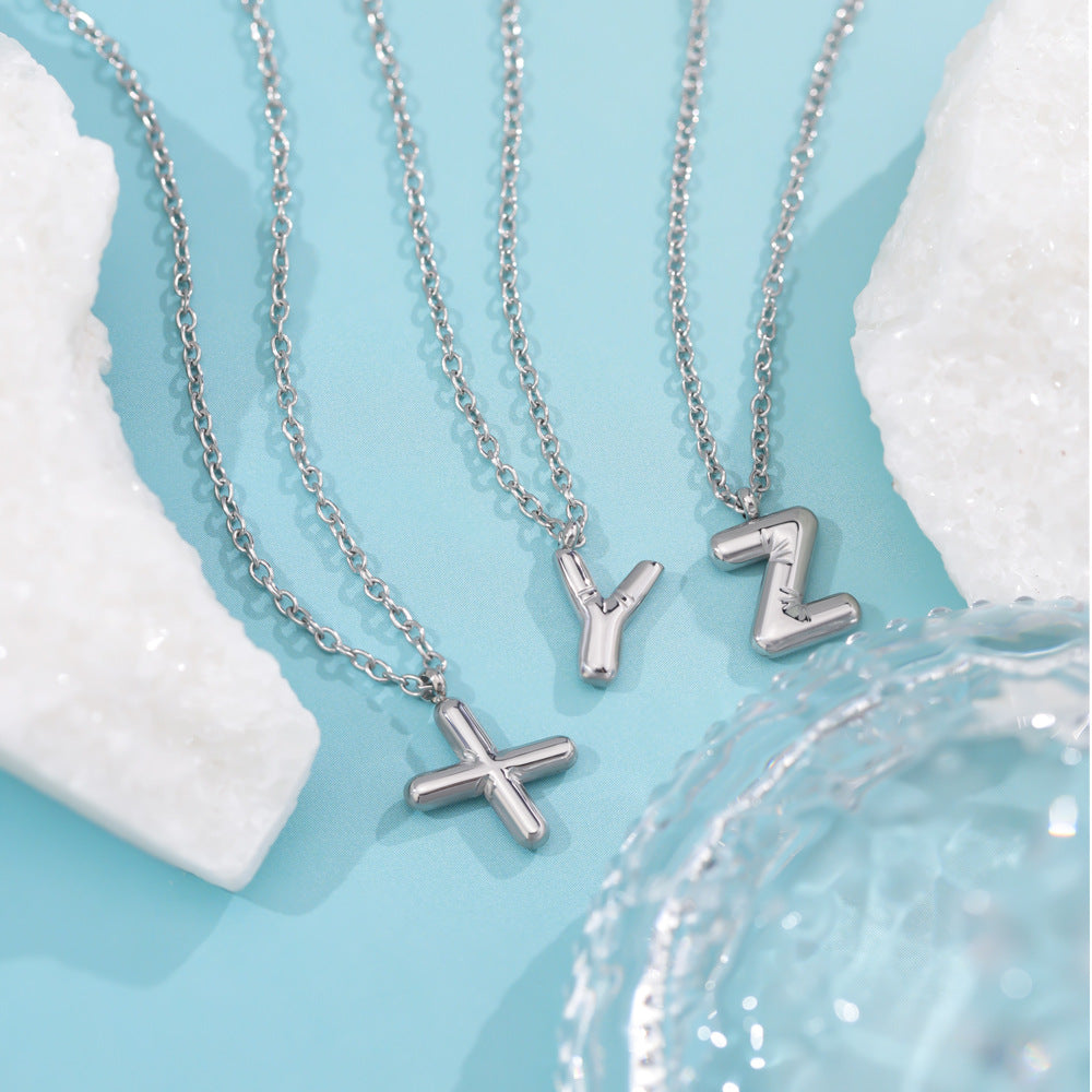 Bubble Letter Necklace