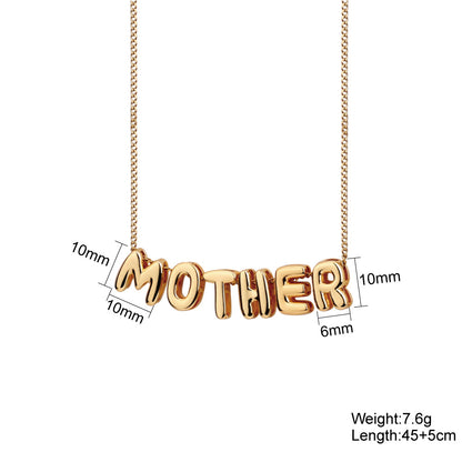 Bubble Ball  Alphabet Necklace