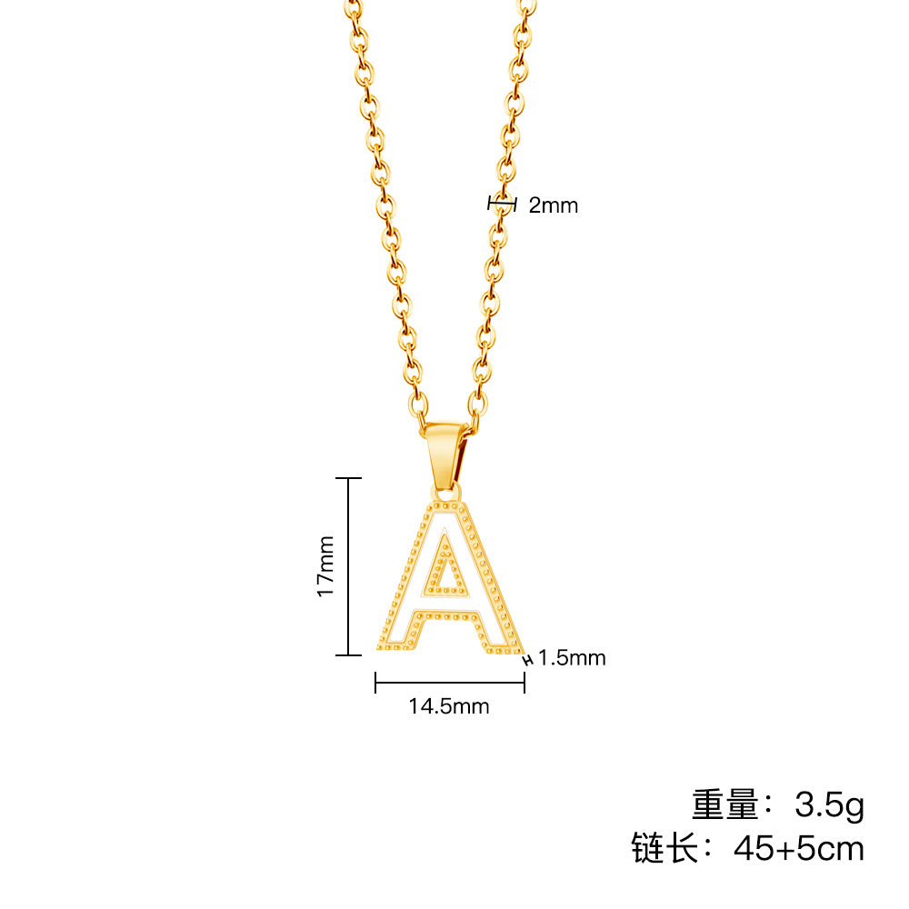 INS-Style Letter Necklaces