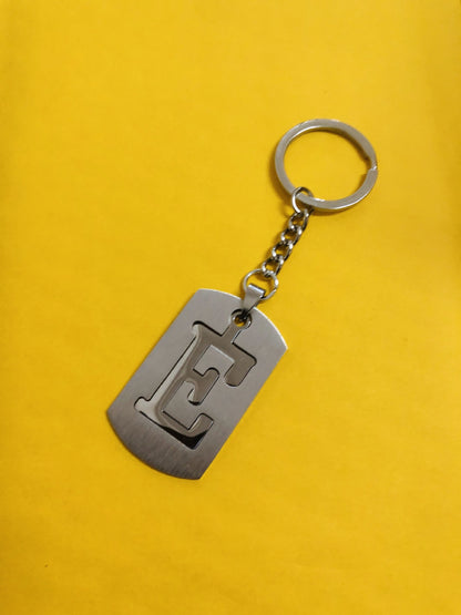 Personalized Letter Pendant Keychain