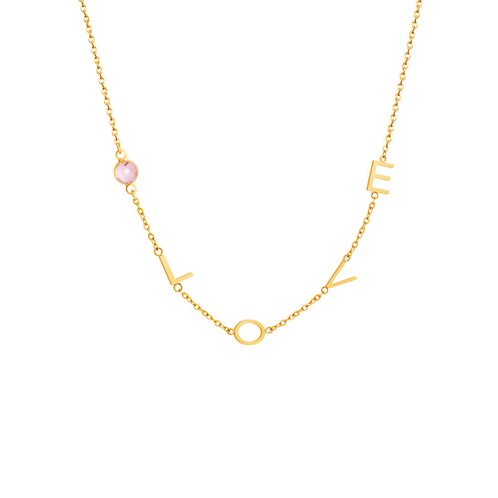 Personalized Letter Combination Necklace