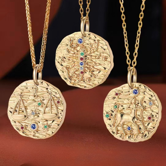 18K Yellow Gold Zodiac Necklace –Your Zodiac, Your Style