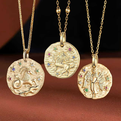 18K Yellow Gold Zodiac Necklace –Your Zodiac, Your Style