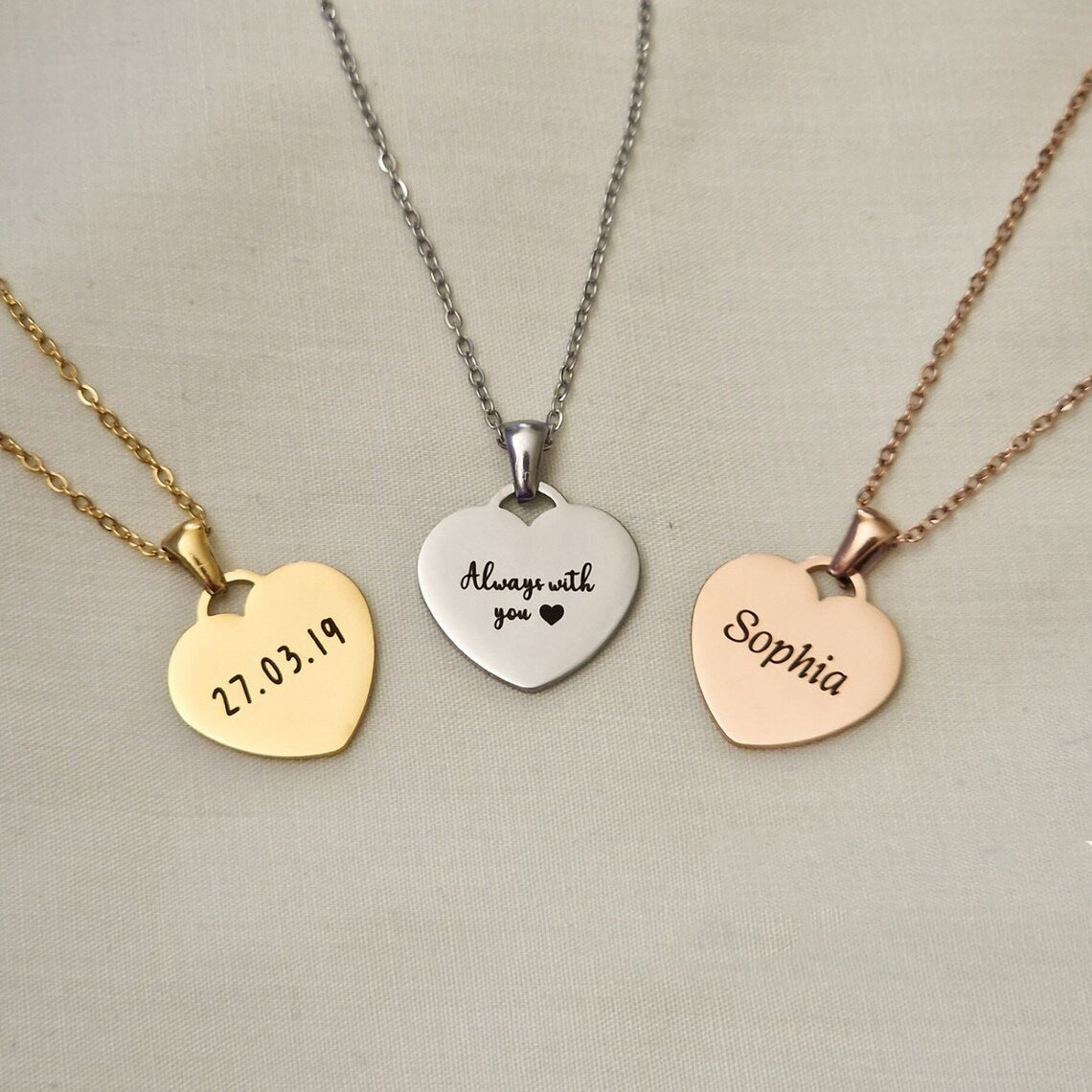 Creative Love Lettering Necklace