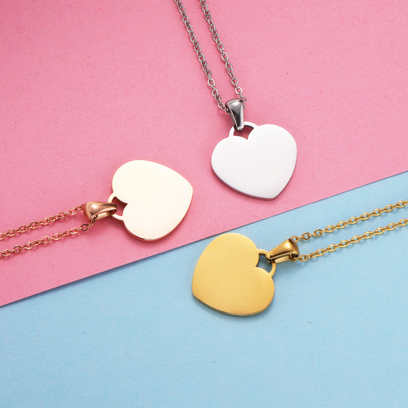 Creative Love Lettering Necklace