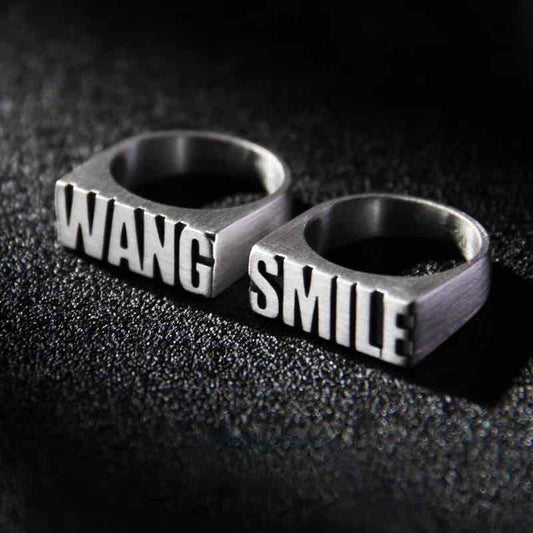 Custom 925 Sterling Silver Name Ring