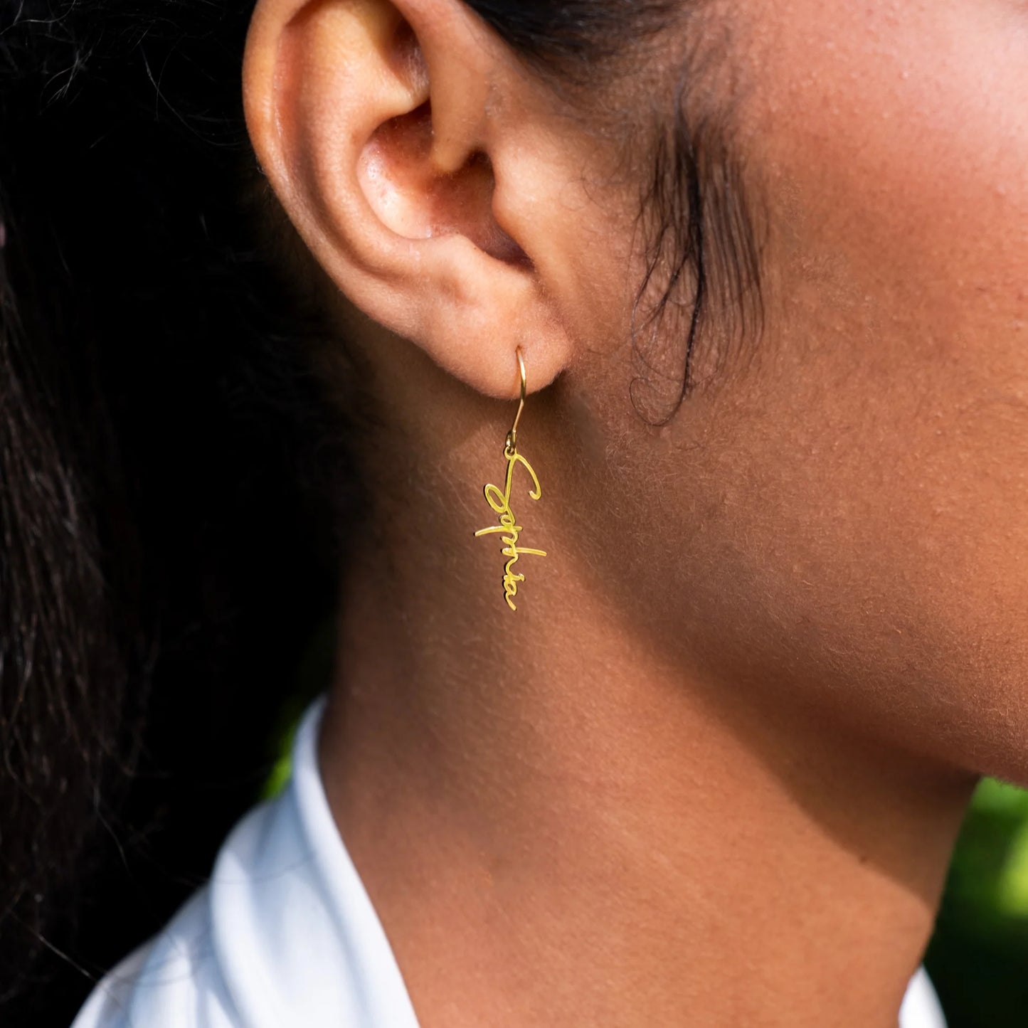 Personalized  Name Earrings  (925 Sterling Silver)