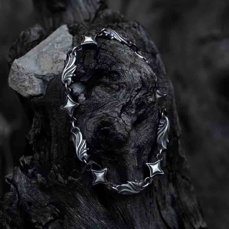 Feather Bracelet-Handmade in 999 Sterling Silver