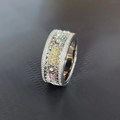 Starry Sky Lucky Gear Ring