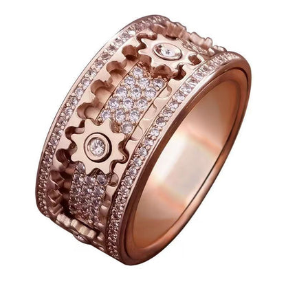 Starry Sky Lucky Gear Ring
