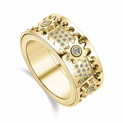 Starry Sky Lucky Gear Ring