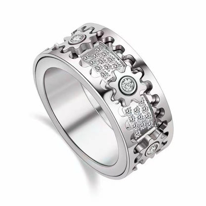Starry Sky Lucky Gear Ring