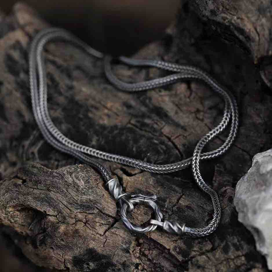 Infinity Necklace-Handmade in 925 Sterling Silver