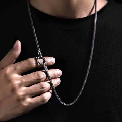 Infinity Necklace-Handmade in 925 Sterling Silver