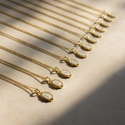 Personalized Name Necklace Set (with Letter Necklace)