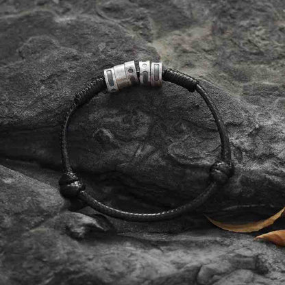 Morse Code Bracelet-Handmade in 999 Sterling Silver