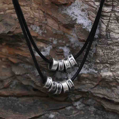 Morse Code Necklace - Handmade in 999 Sterling Silver