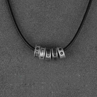 Morse Code Necklace - Handmade in 999 Sterling Silver