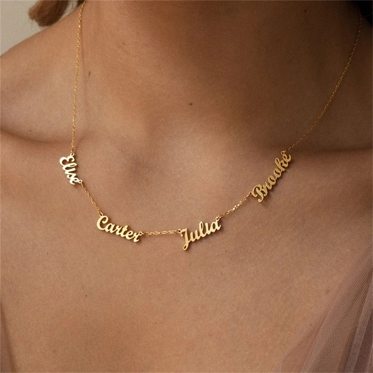 Personalized Name Pendant Necklace