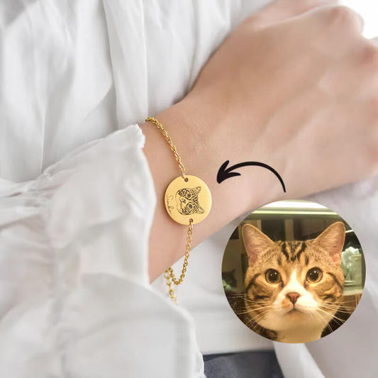 Pet Face Bracelet-Sterling Silver