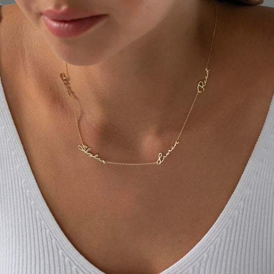Personalized Multi-Name Necklace
