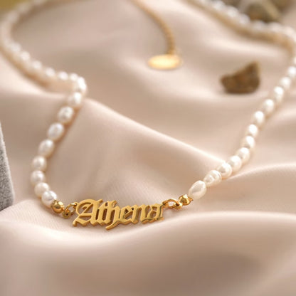 Personalized Name Necklace Set (with Letter Necklace)