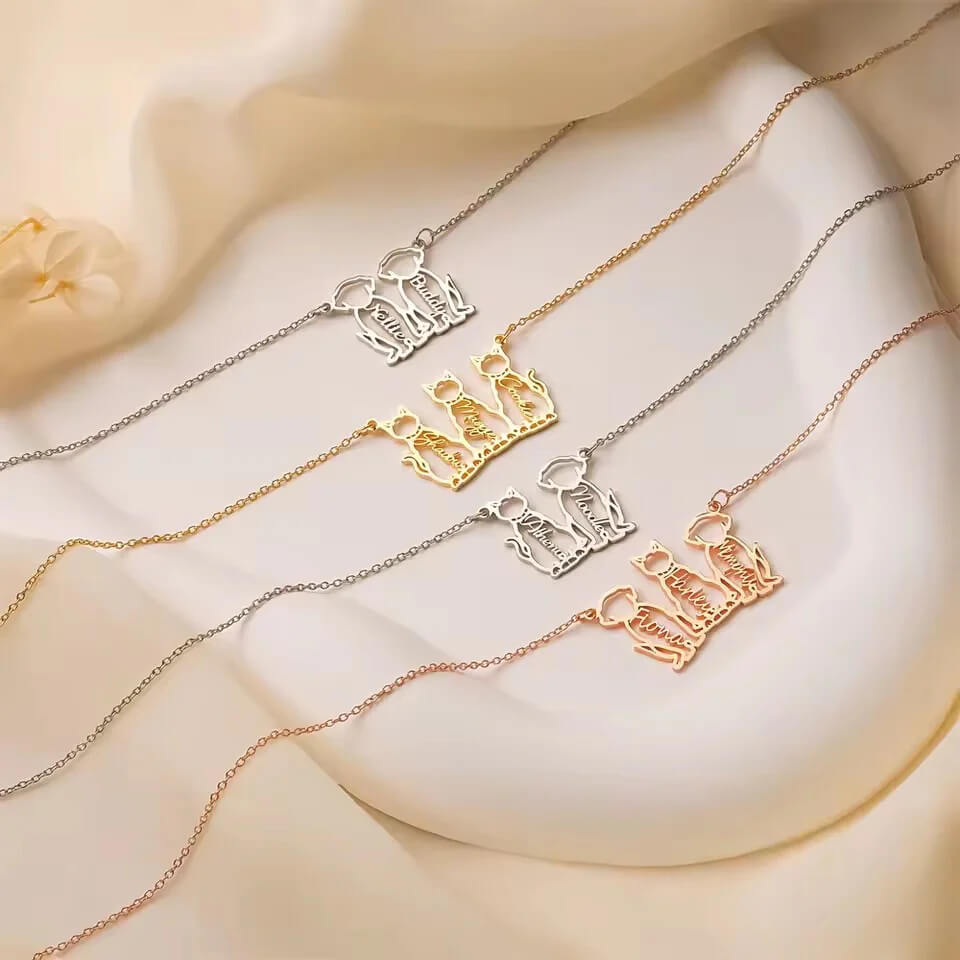 Pet Name Necklace-Sterling Silver