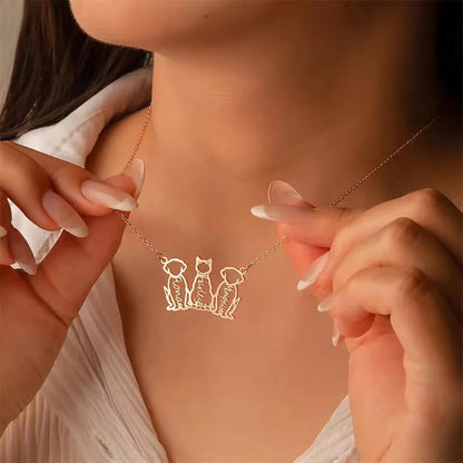 Pet Name Necklace-Sterling Silver