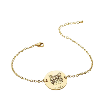 Personalized Pet Portrait Bracelets -Turn Your Pet's Photo into Timeless Wearable Art