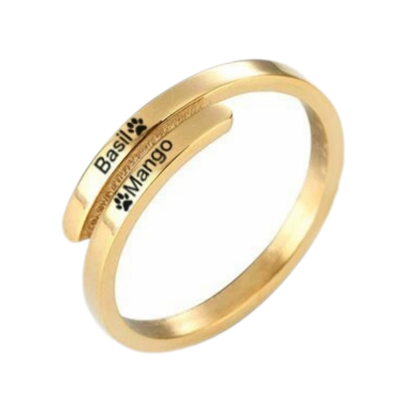 Personalized Pet Name Ring