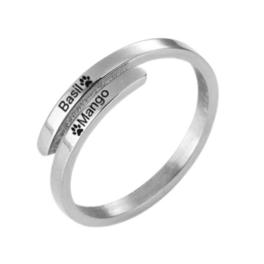Personalized Pet Name Ring