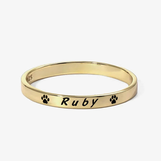 Pet Name Ring-Sterling Silver