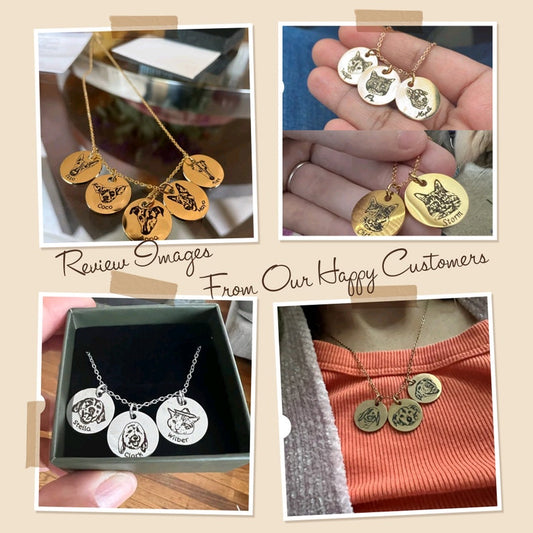 Personalized Pet Portrait Necklace