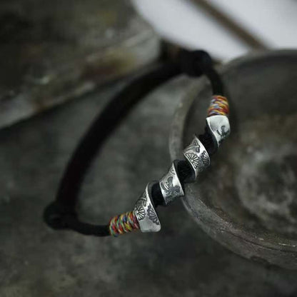 Soul of the Andes Bracelet-Handmade in 999 Sterling Silver