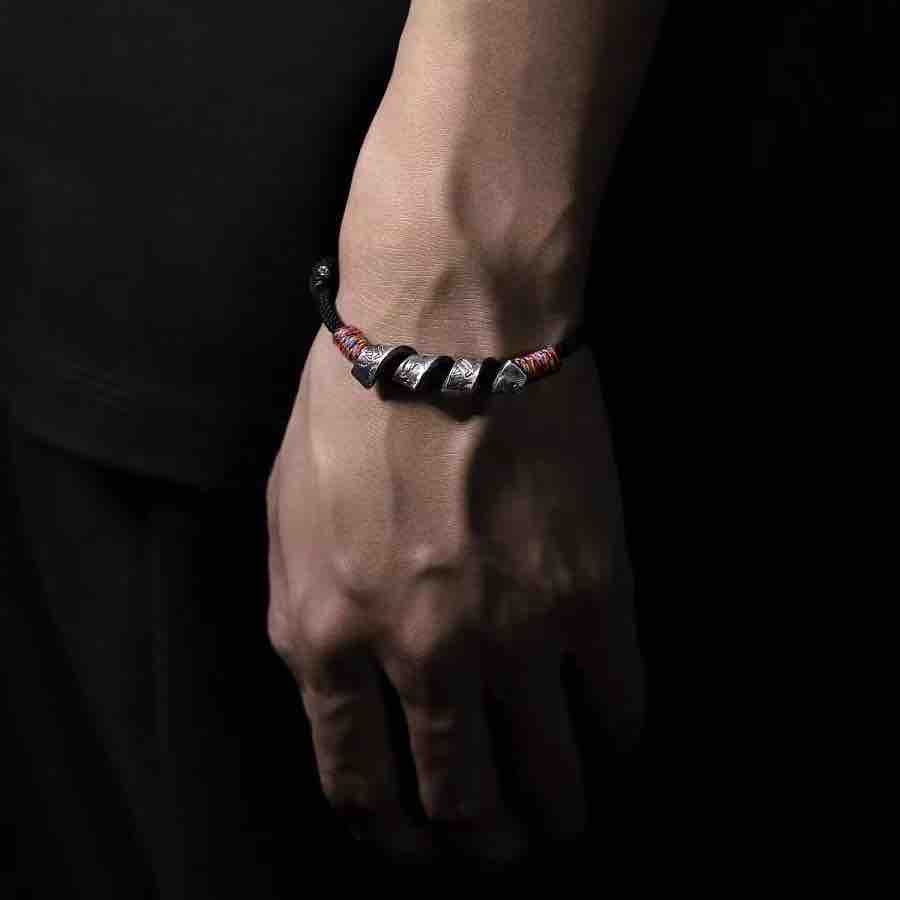 Soul of the Andes Bracelet-Handmade in 999 Sterling Silver